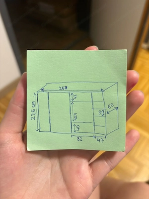 Großer Schwebetürenschrank Bild 2