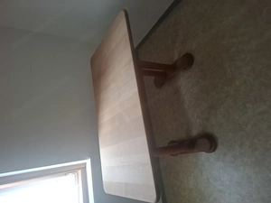 Vollholz Küchentisch ausziehbar zu verkaufen  Bild 4