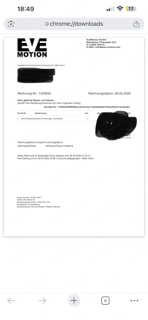 Mobile klimaanlage Veska 12.000 Btu weib , 3,5 kw funktioniert 10 10 mit rechnung plus garantie  Bild 3