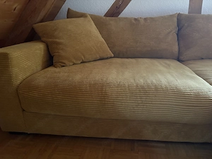 Gelbes Sofa zu verkaufen  Bild 3