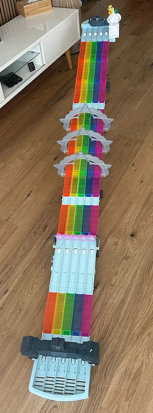 Hot Wheels mario kart Rainbow Raceset Bild 3