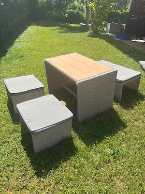 Rattan Garten Möbel Bild 2