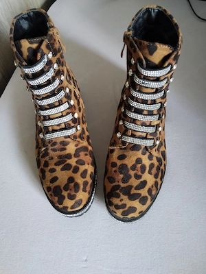 Leopardenstiefel 36 Bild 3