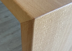 hochwertiger, großer Schreibtisch aus Buche massiv Bild 9