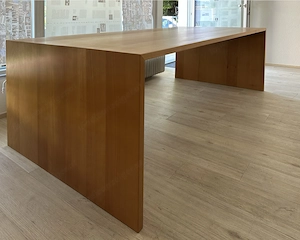 hochwertiger, großer Schreibtisch aus Buche massiv Bild 7