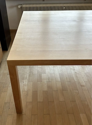 hochwertiger, quadratischer Holztisch, Buche massiv Bild 8