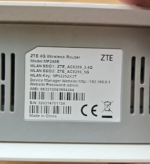 HoT   ZTE LTE WLAN-Router (Modell: MF286R)   Offen für alle Netze Bild 3