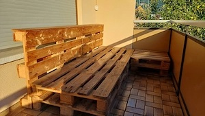 Palettencouch incl. Polster (neuwertig) Bild 2