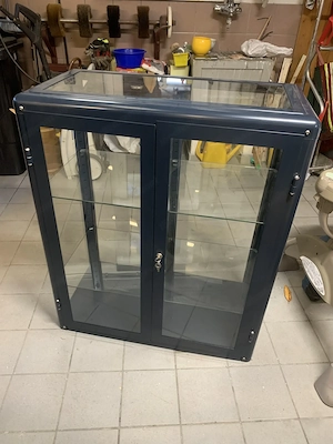 Ikea Vitrine aus Glas Metall Bild 2