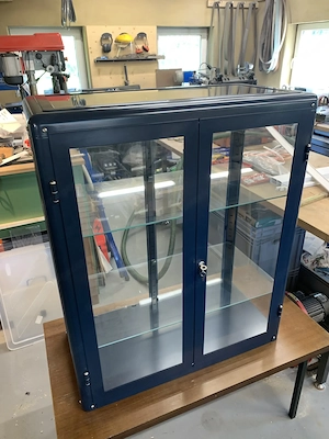 Ikea Vitrine aus Glas Metall Bild 5