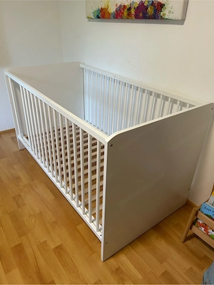 Baby Gitterbett 140cm x 70cm Bild 3
