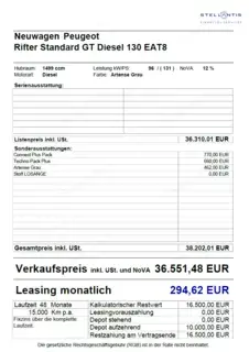 Peugeot Rifter Bild 13