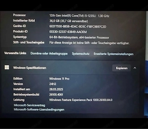 Hp 290 g9 notebook 15,6" Bild 2