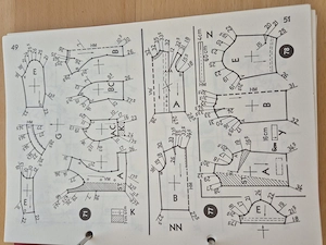 Retro - Zuschneidelehrwerk aus den 60er Jahren Bild 10