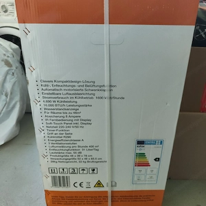 Eycos mobile Klimaanlage 16000 BTU, NEU  Bild 2