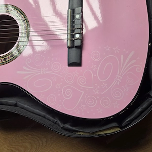 Schöne Gitarre für Mädchen ink. Ritter Gitarrentasche Bild 4