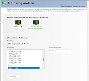 AOC FHD 165hz Monitor Bild 3