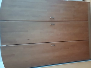 Kleiderschrank Kernbuche massiv Bild 4