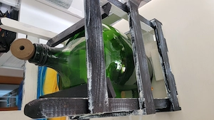 Glasbalon grün ........ Bild 3