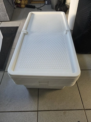 4x Aufbewahrungsboxen mit Rollen - Set Bild 4