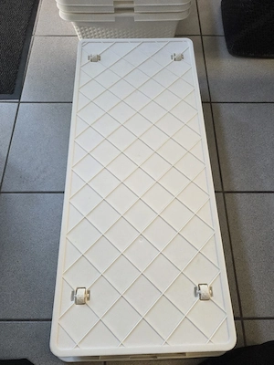 4x Aufbewahrungsboxen mit Rollen - Set Bild 3