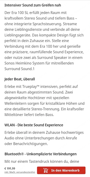 Sonos Era 100 SL Bild 5