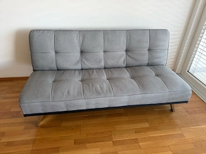 SchalfSofa in grau