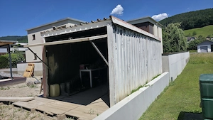 Blechgarage   Bauhütte zu verschenken Bild 2