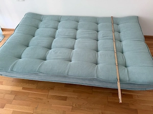 Schönes SchlafSofa in grün Bild 5
