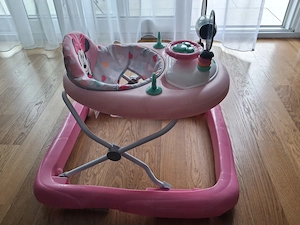 Lauflernwagen rosa Minnie Mouse Bild 3