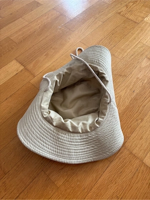 Outdoor-  Safarihut mit Kinnband - Beige - ideal für Wandern, Reisen & Angeln Bild 3