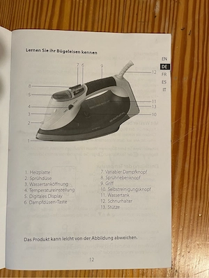 Bügeleisen mit Digitalanzeige Bild 4