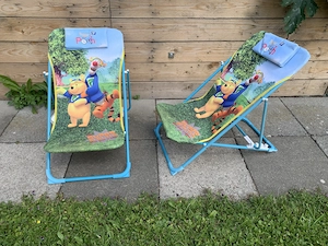 Kinderliegestühle - Winnie Pooh - verstellbar Bild 2