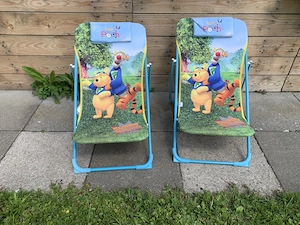 Kinderliegestühle - Winnie Pooh - verstellbar Bild 3