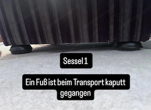 Sofa-Set mit 2 Sesseln zu verschenken Bild 3