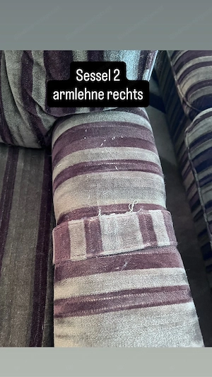 Sofa-Set mit 2 Sesseln zu verschenken Bild 5