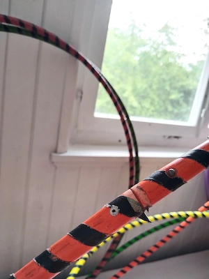 Neon UV Hula Hoops Bild 2