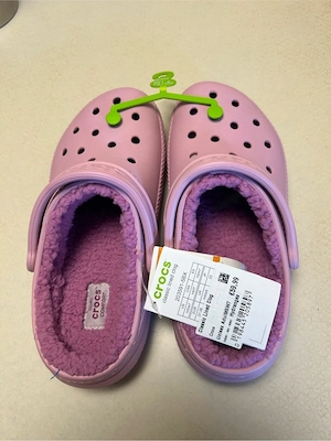 crocs 37-38 rosa, gefüttert