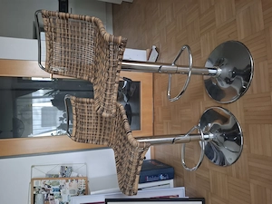 2 Barhocker   Hocker höhenverstellbar Bild 2