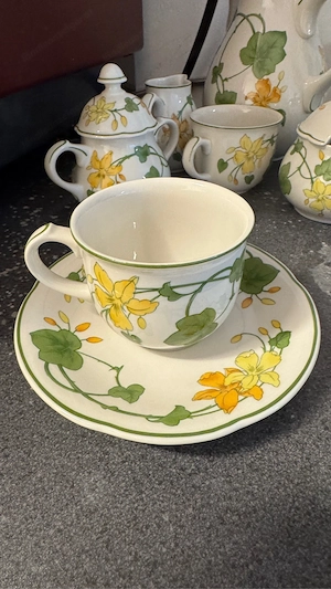 Frühstücksservice Porzellan Villeroy & Boch Geranium Bild 5