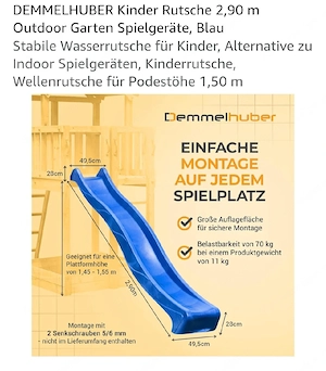 Kinder Rutsche Wasserrutsche Bild 5