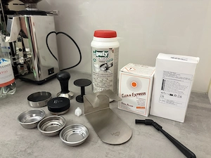 Espress Maschine + Mühle Bild 4