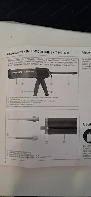 Hilti Auspressgerät Bild 2