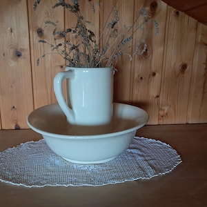 Deko -Waschschüssel mit Krug  Bild 2