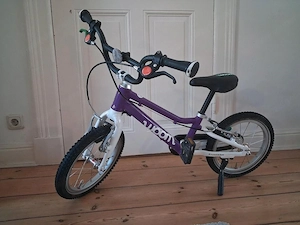 Woom 2 Kinderfahrrad 14 Zoll in Lila  Bild 3