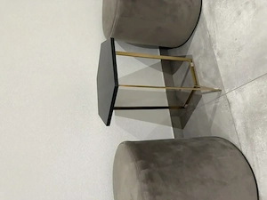 Beistelltisch Marmorplatte schwarz
