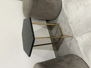 Beistelltisch Marmorplatte schwarz Bild 3