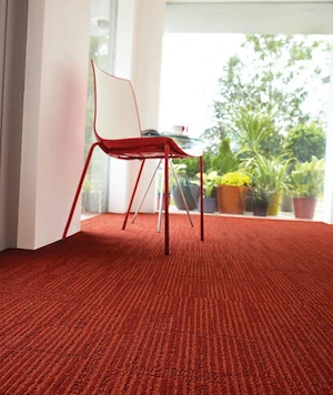 Knallorange Equilibrium-Teppichfliesen von Interface Bild 2