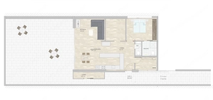Scheidung oder auf Geschäftsreise? Möblierte Penthouse Wohnung zu vermieten, ideal für 1-12 Monate Bild 2