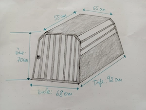 Hundebox  Aluminium groß Bild 5